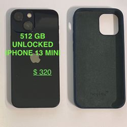 IPHONE 13 MINI , HUGE 512 GB, UNLOCKED 