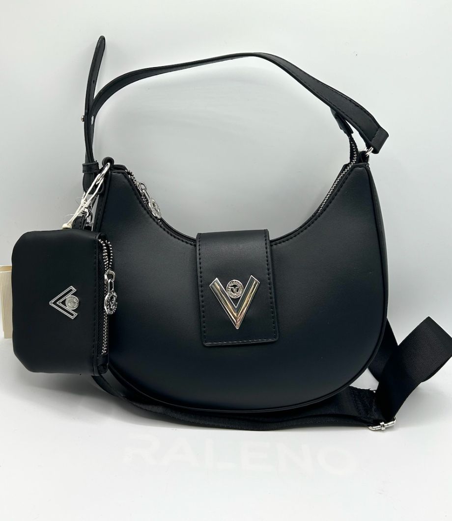 Valentino Orlandi B lack Vegan Leather Bag