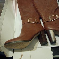 LAUREN BLAKWELL " RAQUEL COGNAC. BOOTS