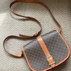 Authentic Celine macadam Crossbody Bag