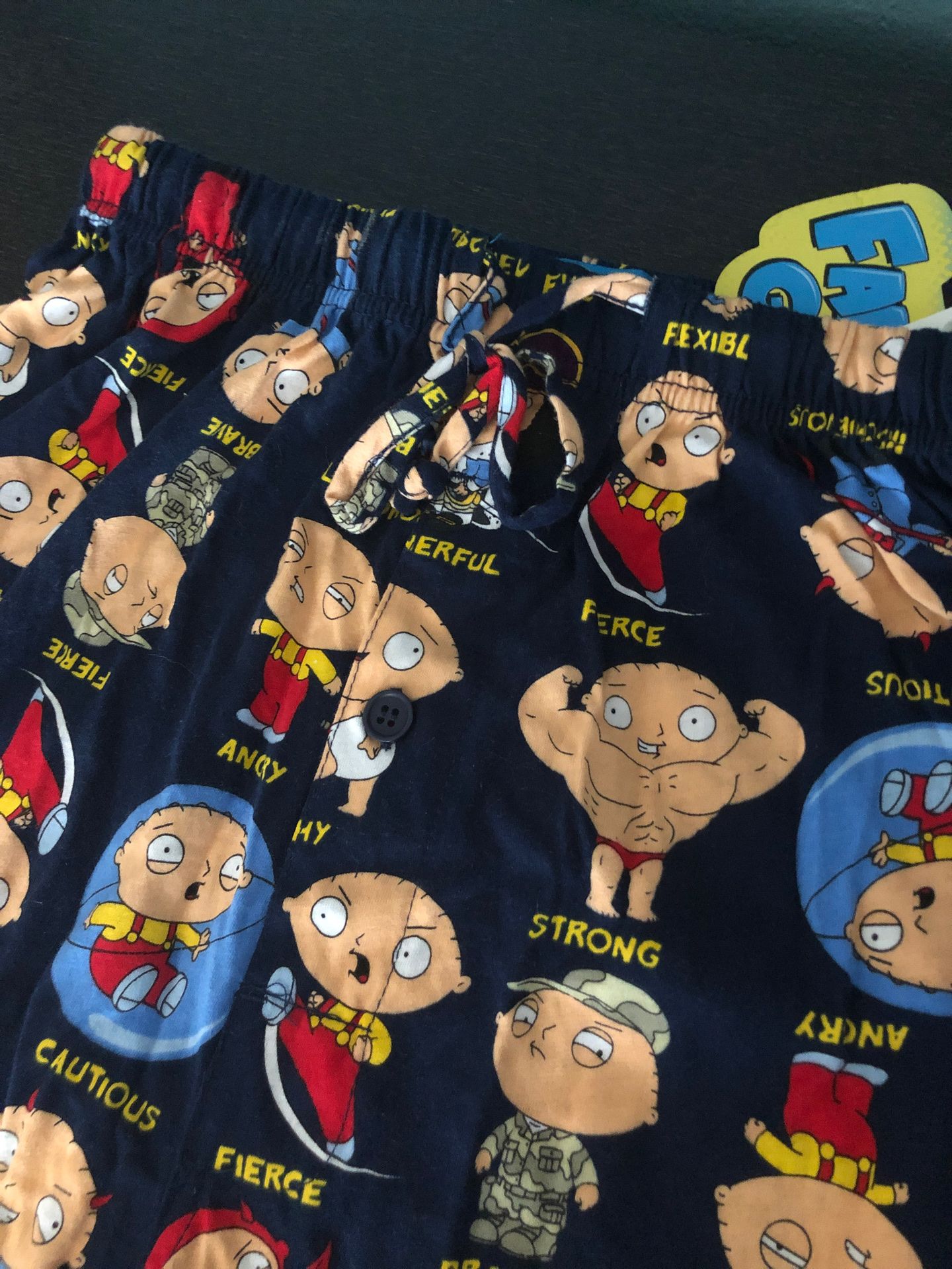 Family Guy Stewie Pajama Pants Size Small - brand new still has tags