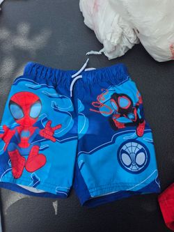 Spidey swimming trunks