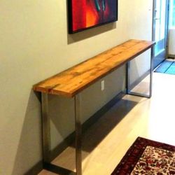 Custom built Console Table by Plank & Grain