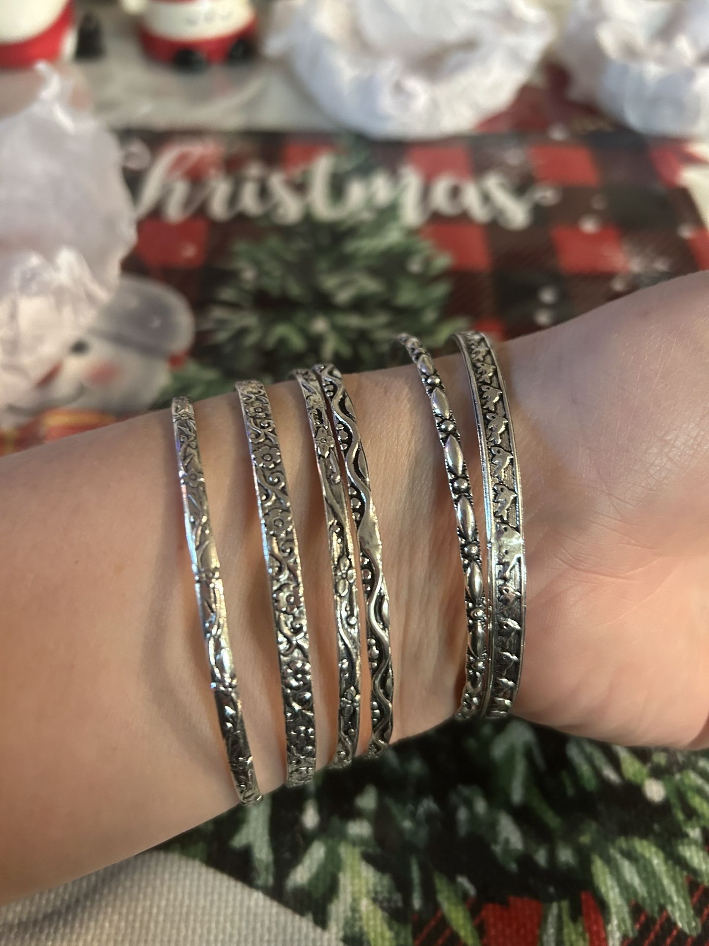 925 Sterling Silver Set Of 6 Pieces