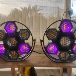 Par De Luces Retro De Colores Dmx 350 Watts