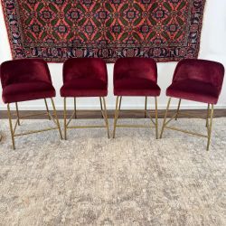 Counter Stools Red Interior Define - Delivery Available