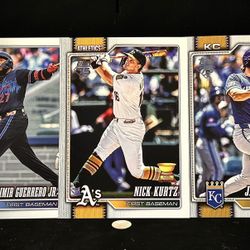 Topps Oversized Cards Nick Kurtz Ironman Bat J Cag V Guerrero SSP IMAGE VARIATIONS