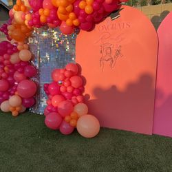 Graduation Backdrop Balloons 