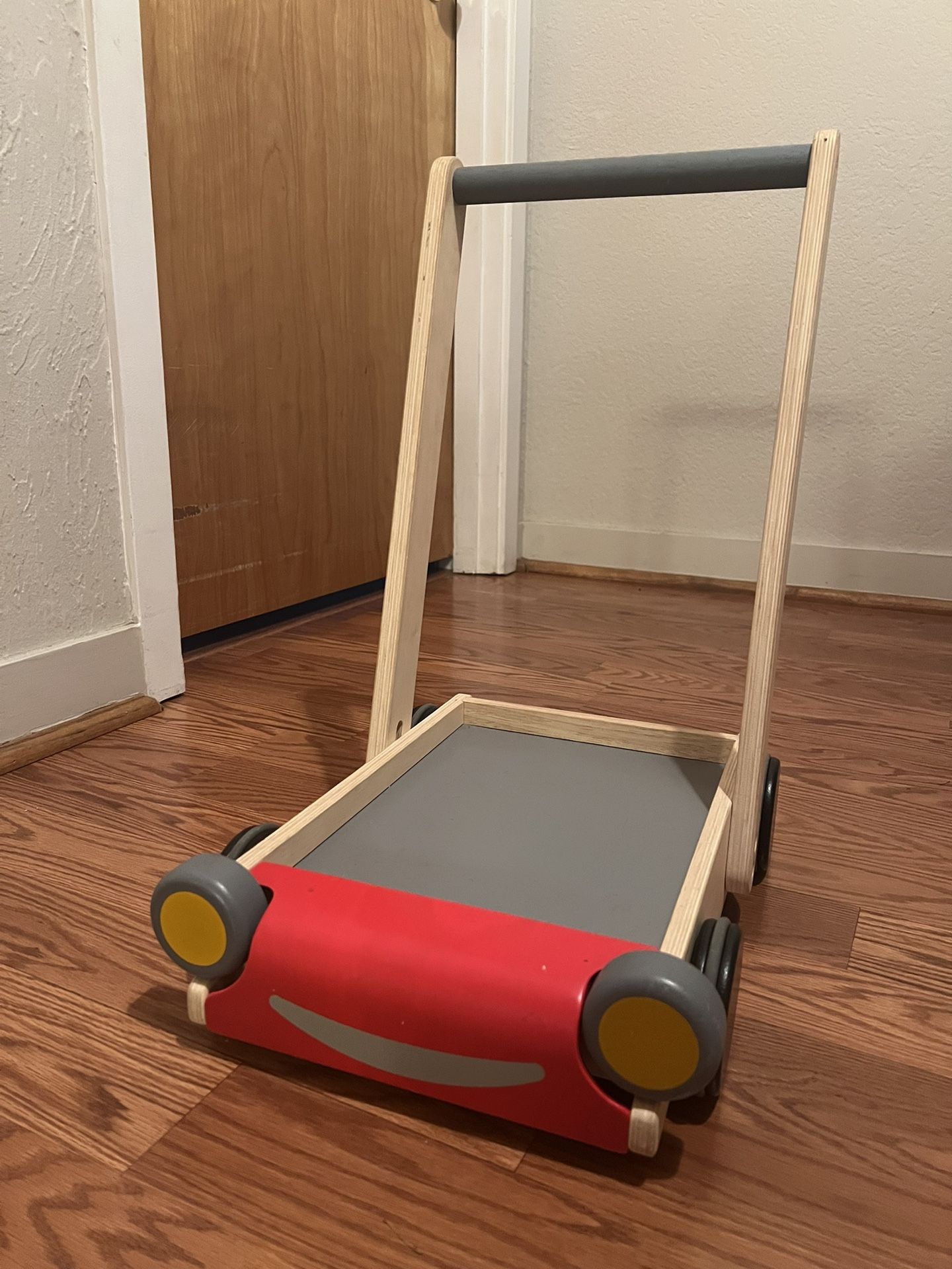 Wooden Walker For Infant Or Toddler