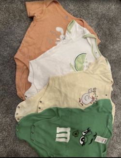 4 pack of 18-24 month baby onesies