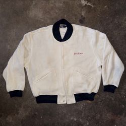 Vintage Polo Ralph Lauren Tenis Fleece Bomber Jacket 