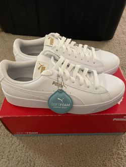 Puma Vikky Platform Leather Shoes