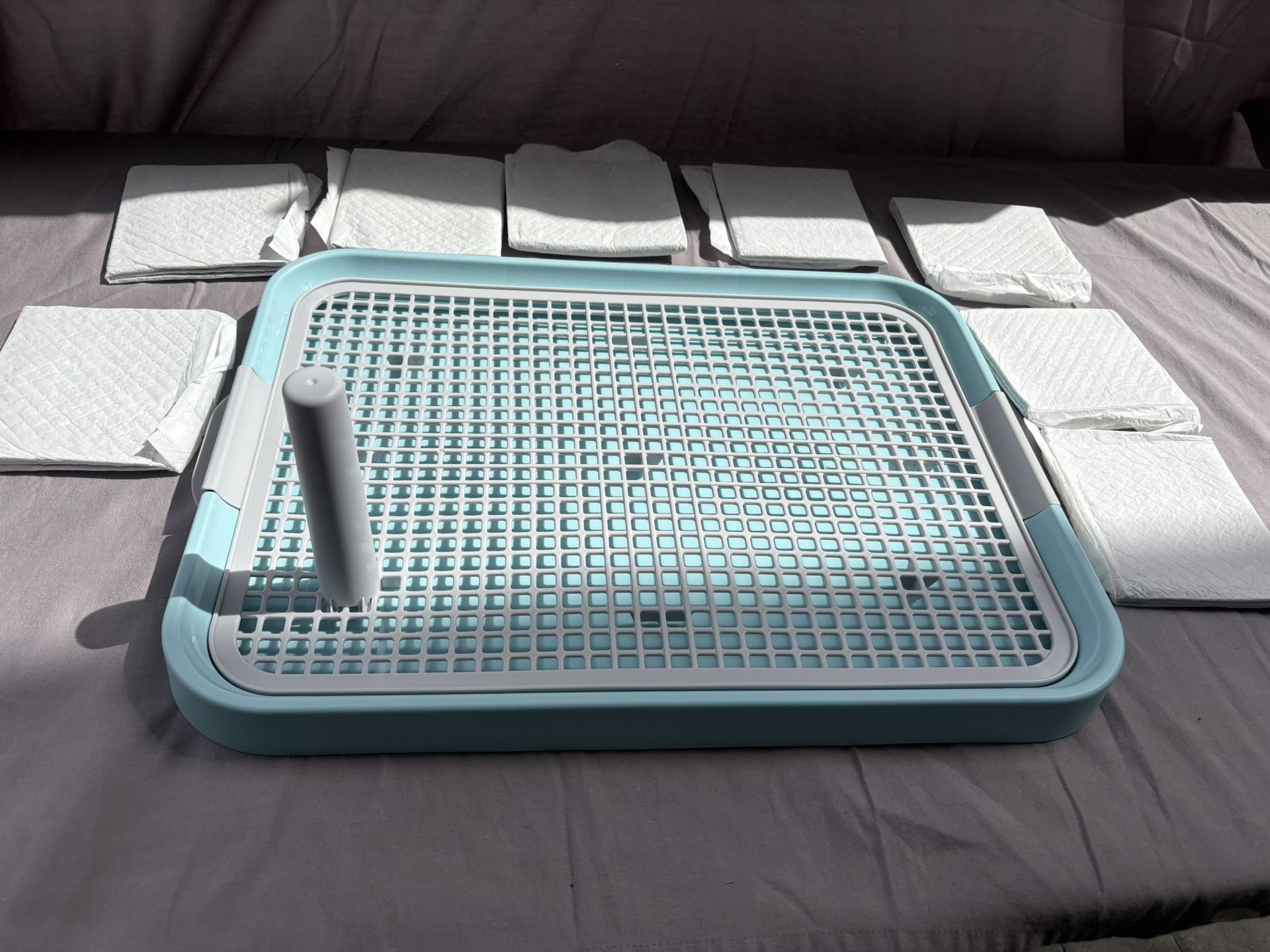 Dog Potty Training Tray with 8 Pads