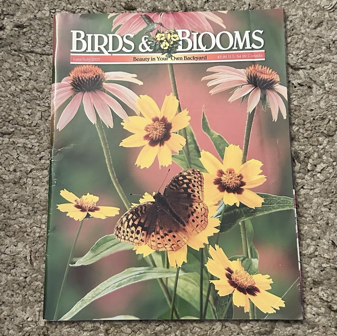 BIRDS & BLOOMS Beauty in Your Own Backyard June/July 2003 Magazine