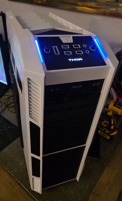 Custom 1080p White Gaming Desktop PC