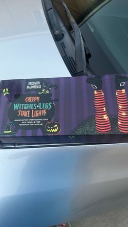 Halloween decor legs