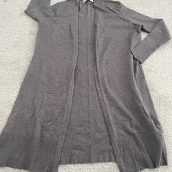 ZARA Grey Midi / Long Cardigan Size M