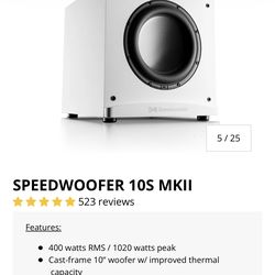 RSL Speedwoofer 10S MKii Subwoofer