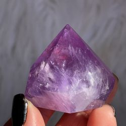 Natural Amethyst Crystal Point