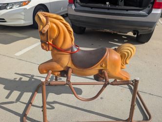 Vintage  kids 1960s Wonder Horse spring horse 
