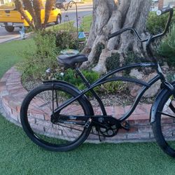 Hyper Mens Black Beach Cruiser 26" XLNT Condition