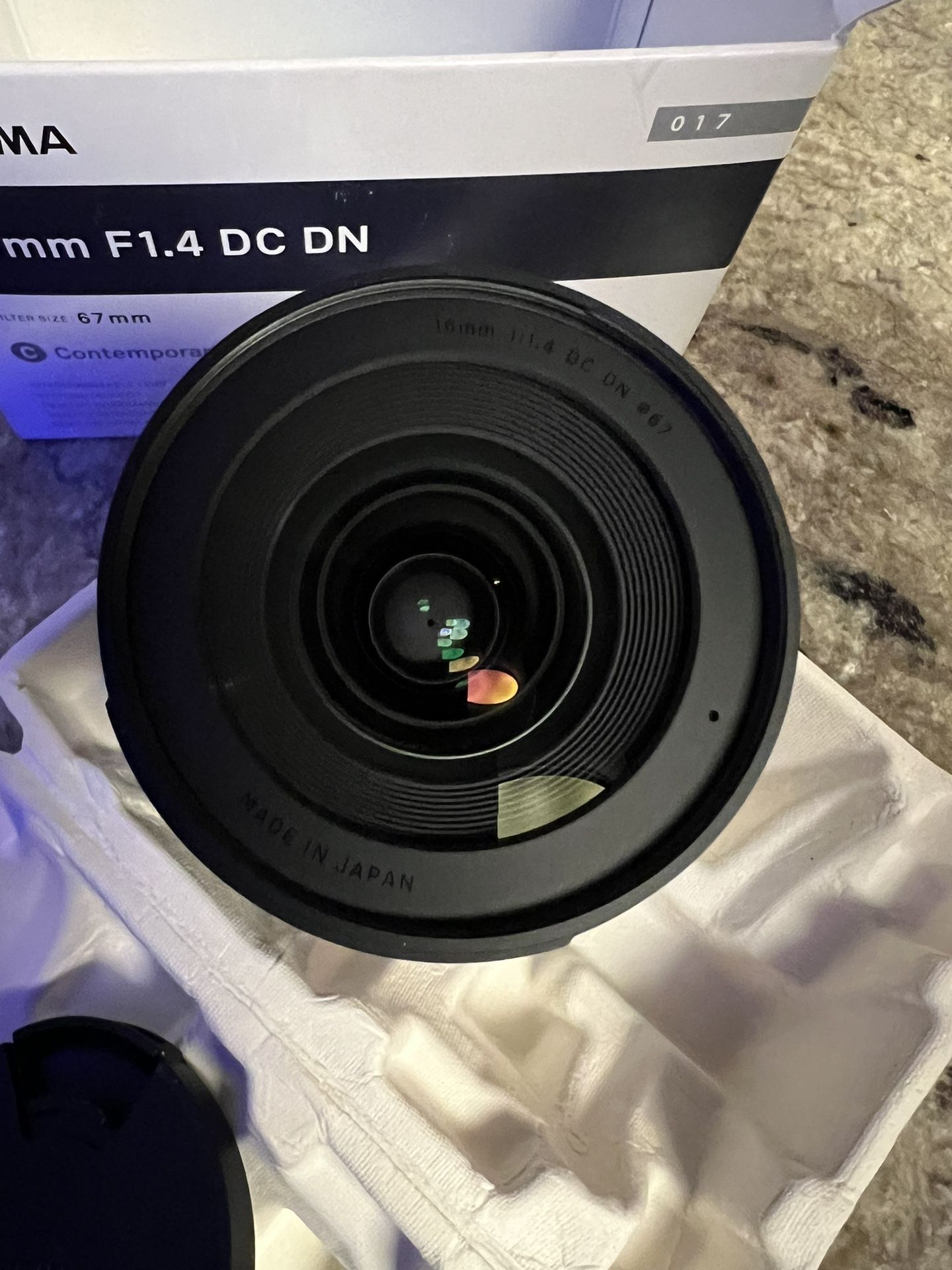 Sigma Camera Lens EF—M Type Mount Brand New In Box