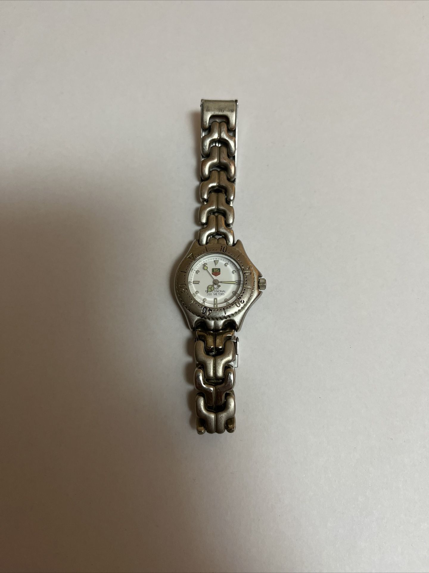 Tag Heuer Cell Professional Woman’s Quartz Watch White Dial S99 008 Working