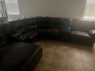 Brown couch