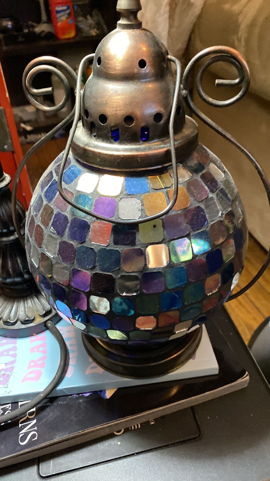 Mosaic Candle Lantern 