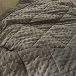 Weighted blanket.  Helps with anxiety!