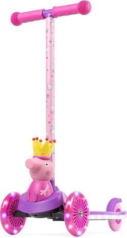 Peppa Pig Scooter With Light Up Wheels