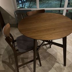 Tall Bistro Style Table For Two