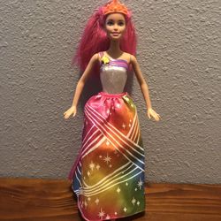 Barbie Dreamtopia Rainbow Cove Light Show Doll With Skirt and Crown