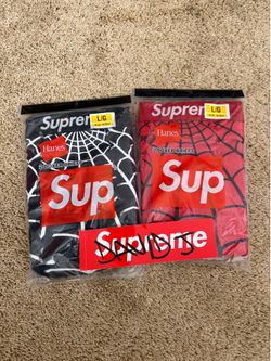 Supreme Spider-Man boxers size large brand new