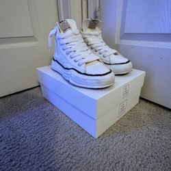 White Maison Mihara Yasuhiro Converse trainers