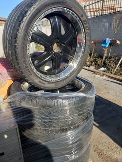 Weels and tires.