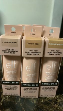 e.l.f. Halo Glow Skin Tint SPF 50 –