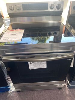 Samsung 30 in. 5-Burner Element Smart Freestanding Electric Range in Stainless Steel with Wi-Fi and No Preheat AirFry