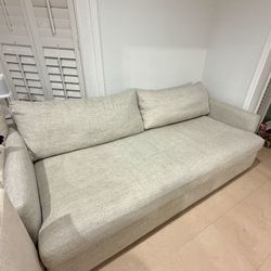 Crate & Barrel Lounge Sofa 83”