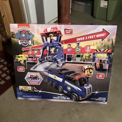 Paw Patrol Truck Stop H Q New
