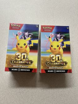 2 boosters bundle 30th sealed