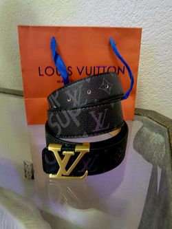 supreme lv belt black