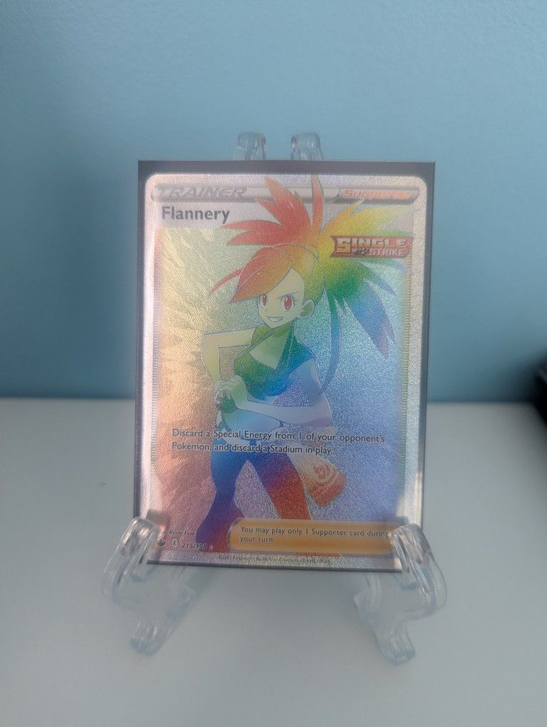 Flannery full art secret rare pokemon card