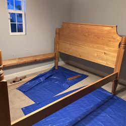 Queen Size Bed Frame/Headboard