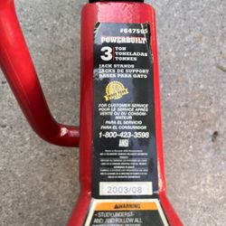 Powerbuilt 3 Ton Jack Stand 