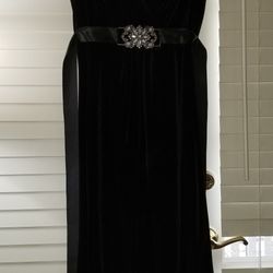 Velveteen Evening Dress