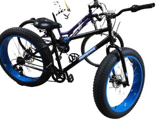 Mongoose Dolomite Blue Fat Tire Bike