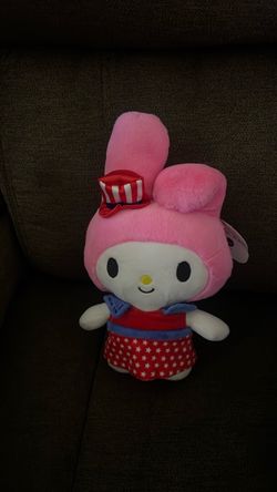 Sanrio my Melody 4th of July plushie new