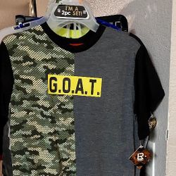 BOYS GOAT 2pc JOGGER SET, sz 8, 10/12, 14, NEW  $12 GLENN HEIGHTS TX PPU OR SHIPPING AVAILABLE 