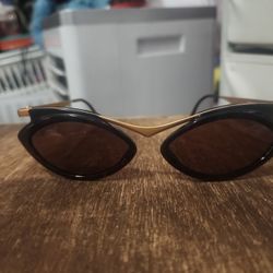 YSl oval cateye YVES SAINT LAURENT 6511 Y575 Rare Unique True Vintage Sunglasses